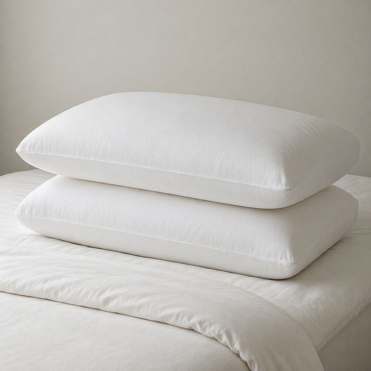Combo X2 Almohadas Inteligente Tradicional 60x35 Cm Blanco