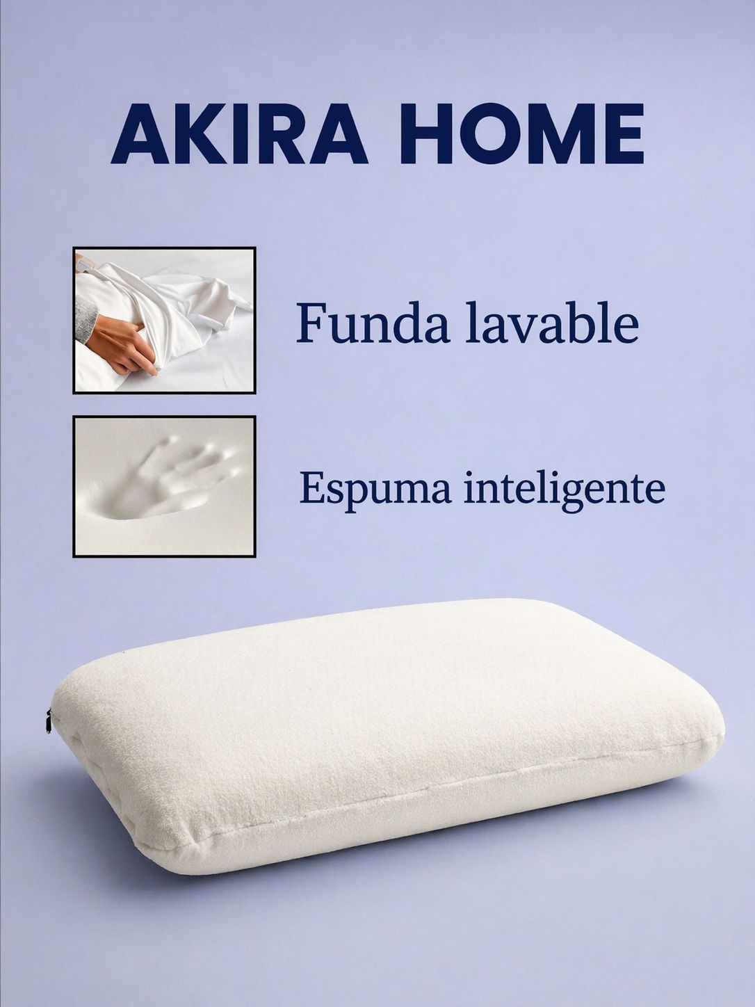 Almohada inteligente recta 70x40x14 Harmony