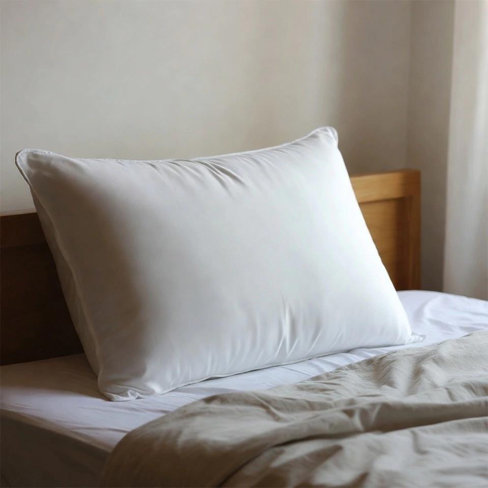 Combo X2 Almohadas De Vellón Siliconado 60x40 Blanco