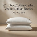 Combo x2 Viscoelásticas Rectas 70x40x14