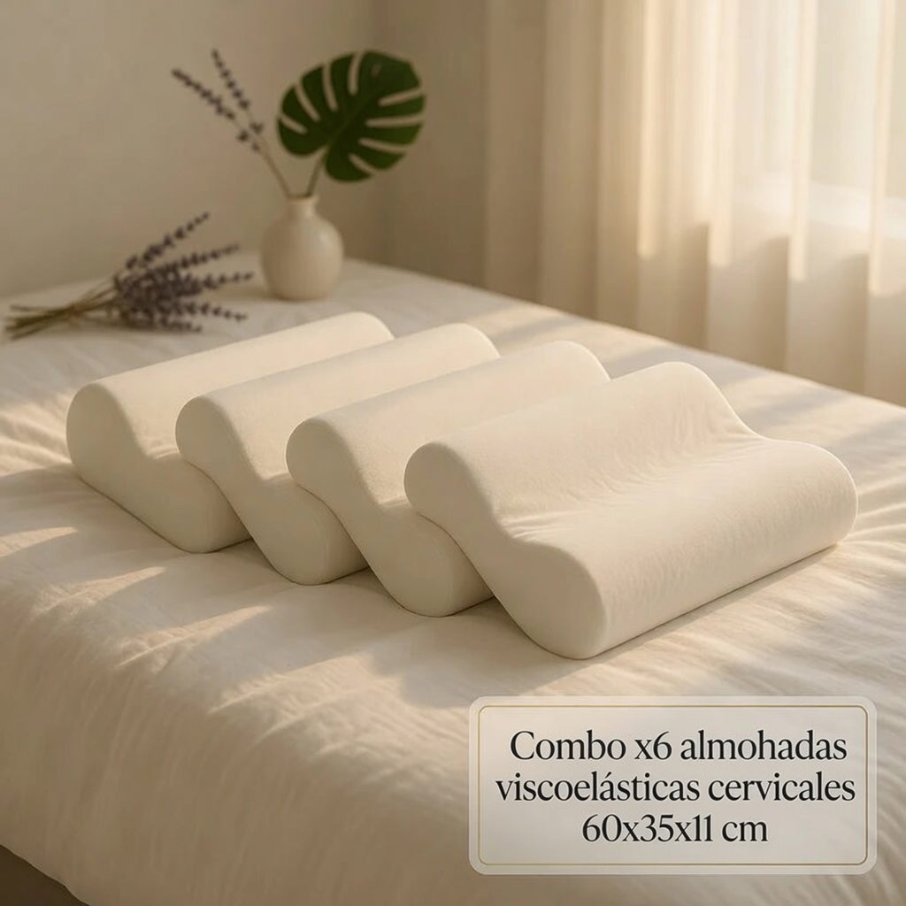 Combo x6 Viscoelásticas Cervicales 60x35x11