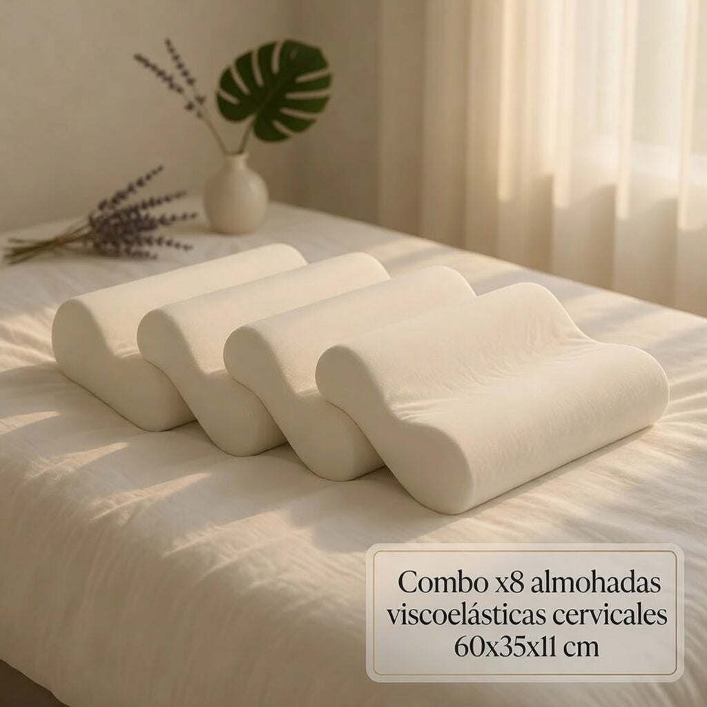 Combo x8 Viscoelásticas Cervicales 60x35x11