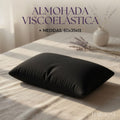 Almohada Viscoelástica Recta 60x35 Negro